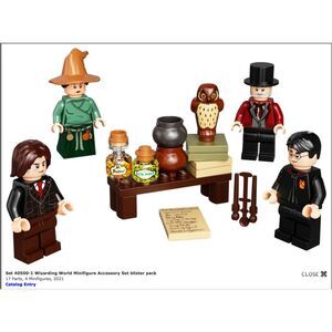 40500 Wizarding World Minifigure Accessory Set blister pack